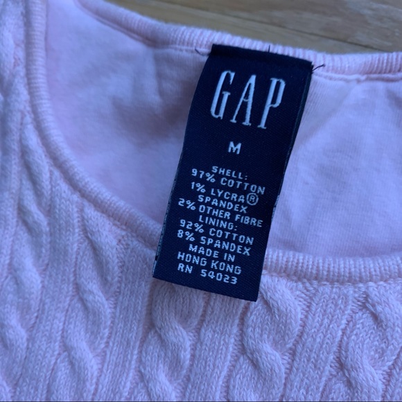 Y2K Gap Cable Knit Halter Neck Top M - Picture 7 of 9